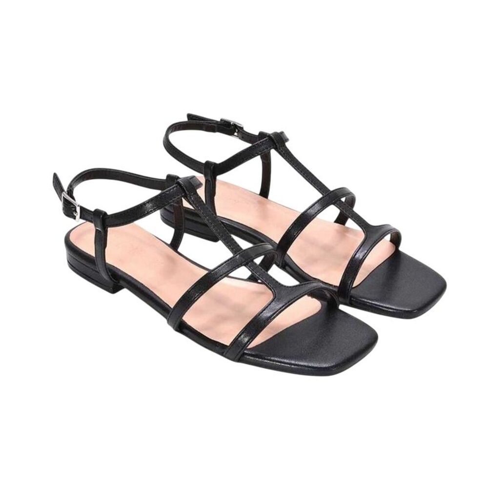 XY London Womens/Ladies Danielle Caged Sandals / Black